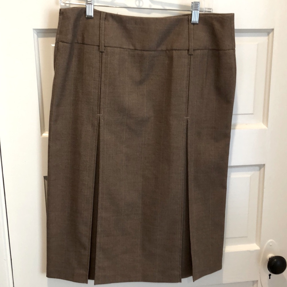 United Colors of Benetton pleated plaid skirt 14